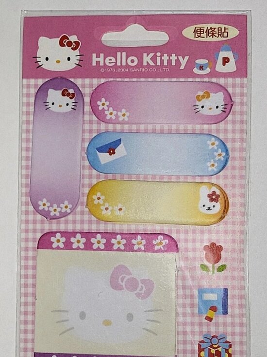 Sanrio Other - Sanrio Hello Kitty memo pad sticky Post-it note Stationery set